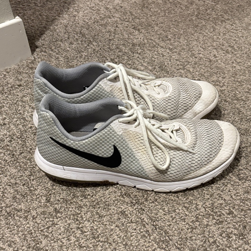 Nike Women’s White and Gray Athletic Sneakers
